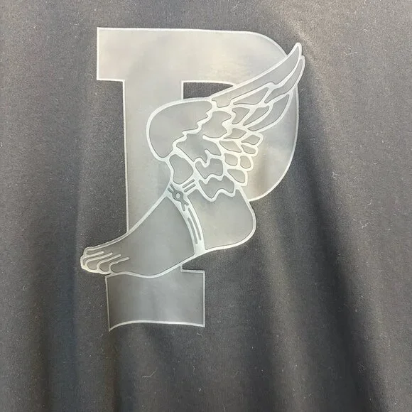 Polo Ralph Lauren P Wing Performance Black Hooded Long Sleeve T Shirt Medium - Picture 8 of 16